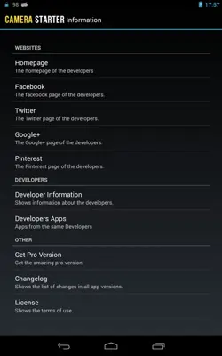 Camera Starter android App screenshot 6